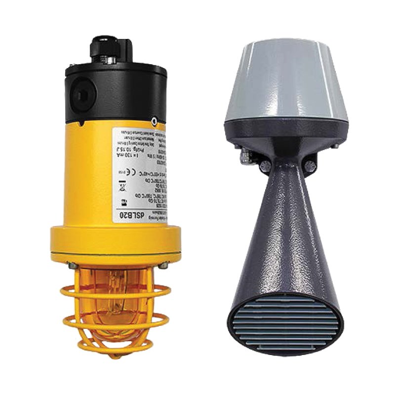 108 dB EX horn and ex-proof signal lamp for crane operation